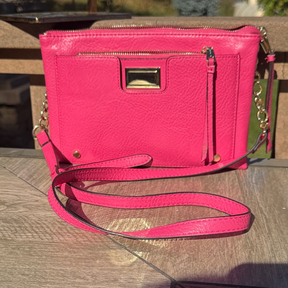 EUC! Juicy Couture Pink Vintage 2 Bags in 1 Crossbody Bag - Picture 1 of 12